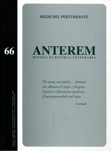 Anterem 2003 bonnefoy - anterem, n.